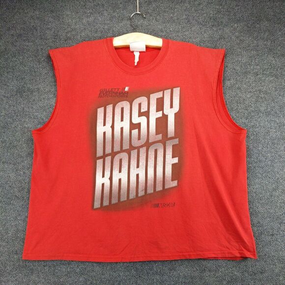 Winner's Circle Kasey Khane Tank Top Mens Size XXL Red Double Sided Graphic #9 - Picture 2 of 12